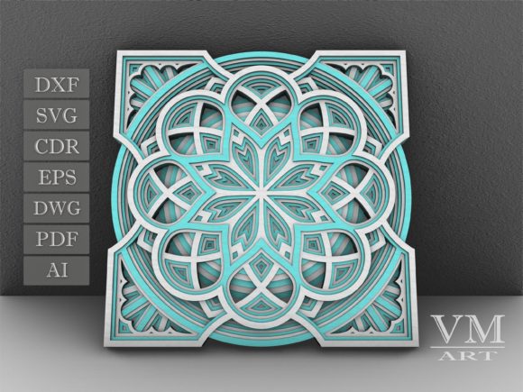 Download Flower Mandala SVG, Layered Mandala SVG - Layered mandala Collection