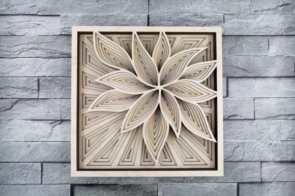 Download Layered Mandala, Cut File, 3D Flower - Layered mandala Collection