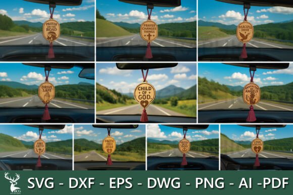 Download Laser Cut Car Hanger Bundle SVG - Laser cut car Collection