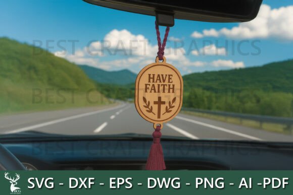 Download Have Faith Laser Cut Car Sign - Laser cut car Collection