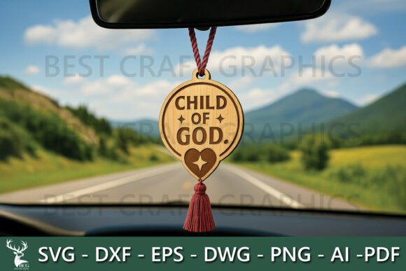 Download Child of God Laser Cut Car Hanger - Premium Bundle