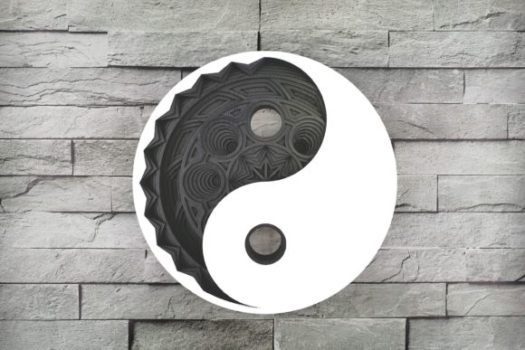 Download Layered Mandala, Cut File, 3D Yin Yang - Premium Bundle